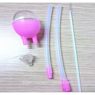 High quality Cheap price manufacturer of BPA free baby PP nose cleaner baby nasal silicone aspirator